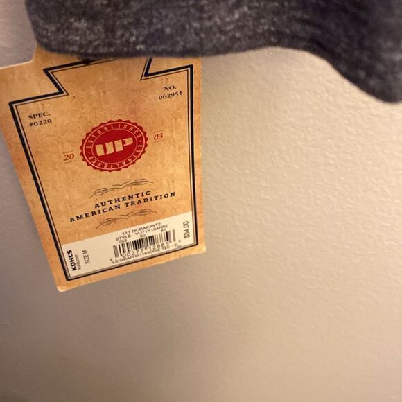 Urban Pipeline Gray and White Hoodie with Graphic Design - Picture 3 of 4